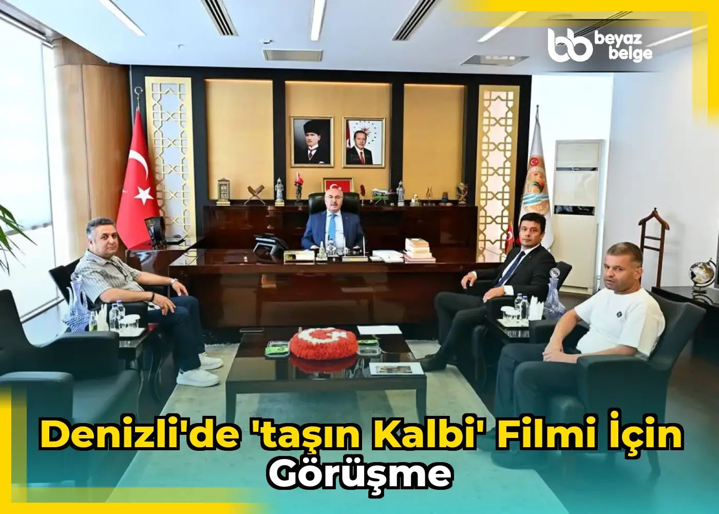 Denizli'de 'Taşın Kalbi' Filmi İçin Görüşme