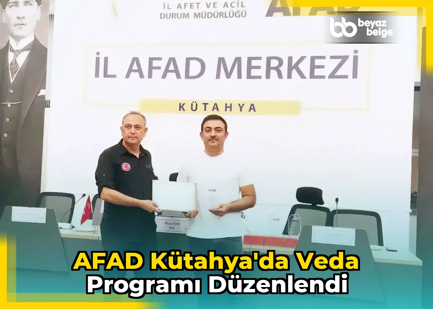 AFAD Kütahya'da Veda Programı Düzenlendi