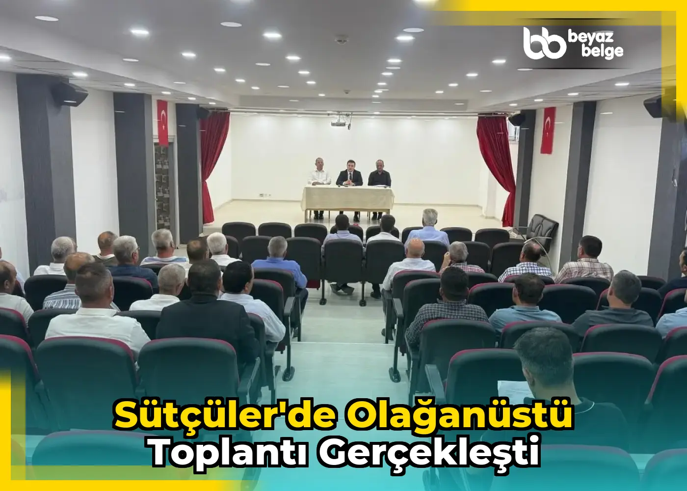Sütçüler'de Olağanüstü Toplantı Gerçekleşti