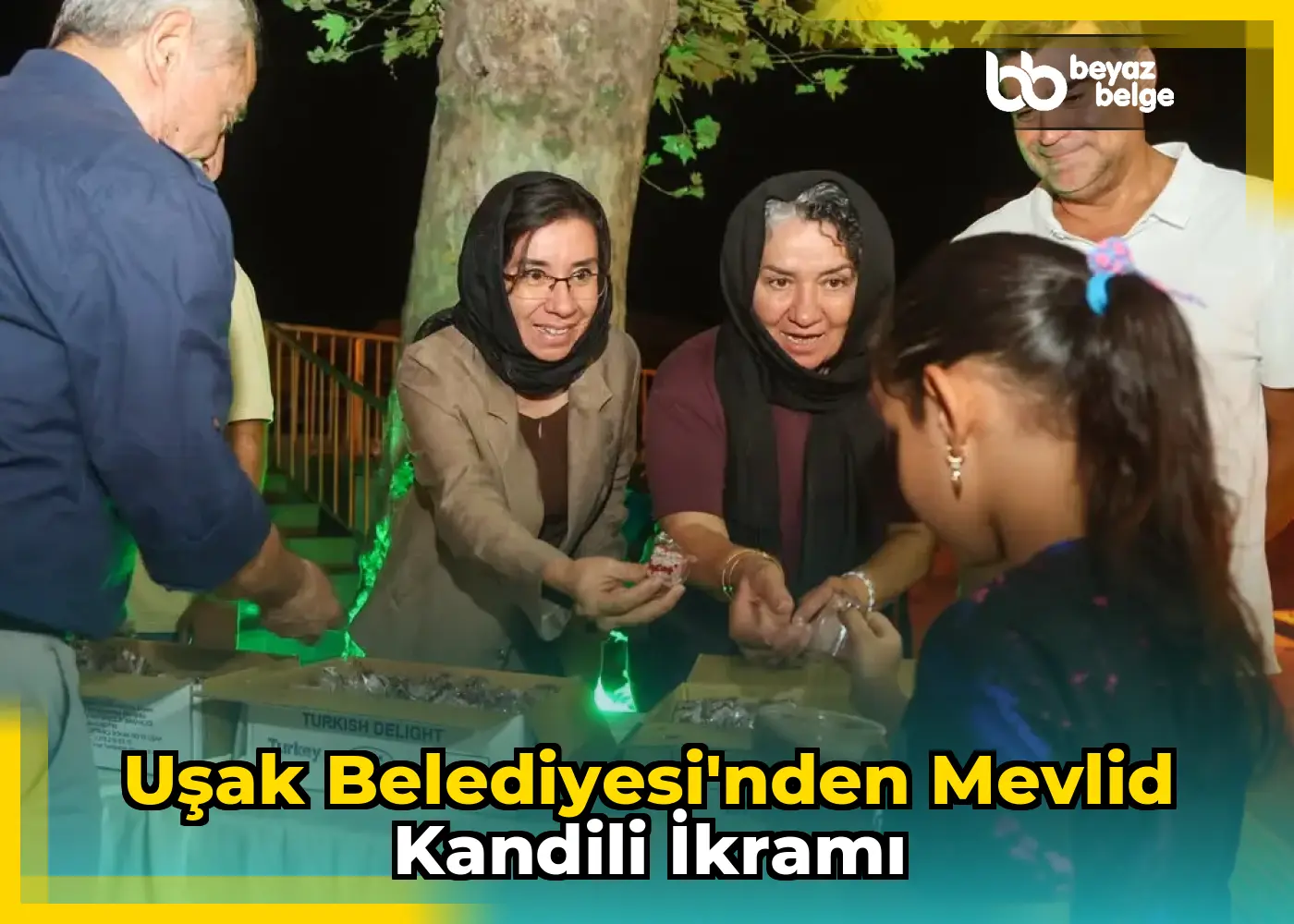 Uşak Belediyesi'nden Mevlid Kandili İkramı