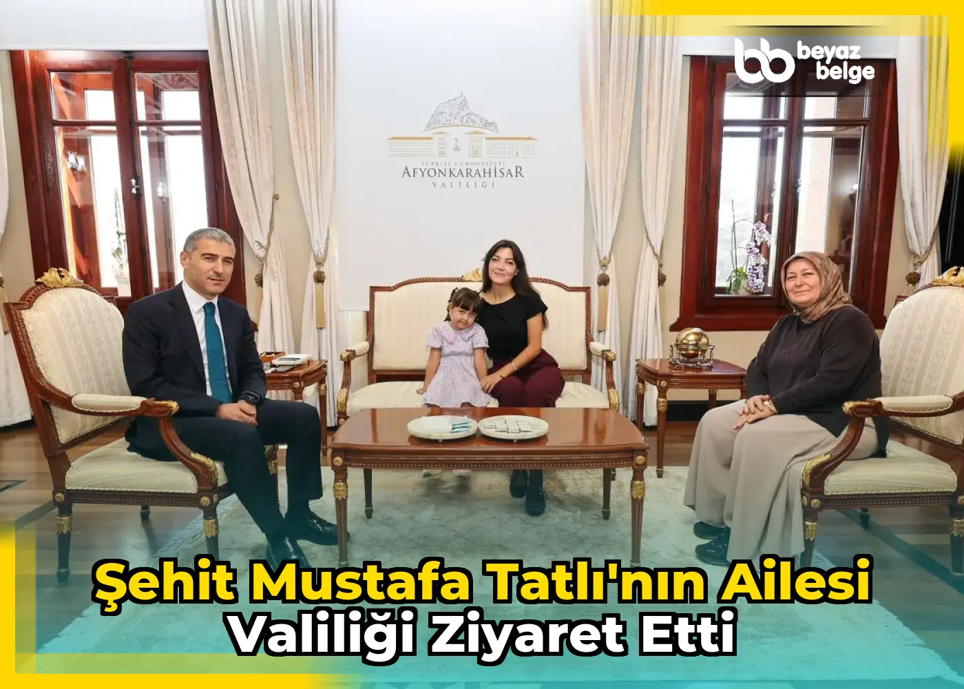 Şehit Mustafa Tatlı'nın Ailesi Valiliği Ziyaret Etti