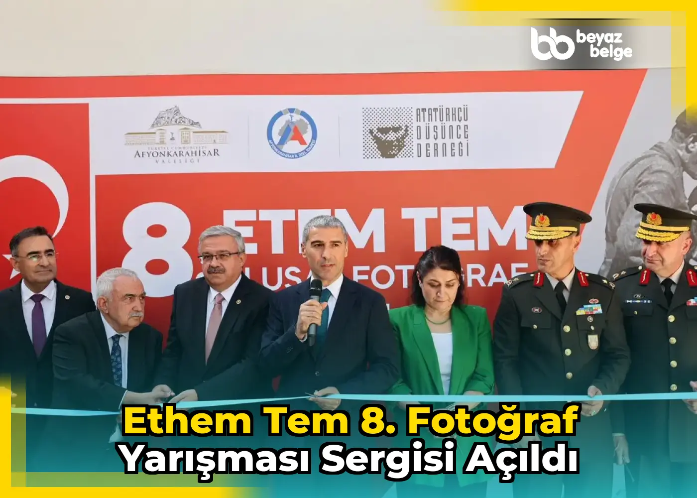 Ethem Tem 8. Fotoğraf Yarışması Sergisi Açıldı