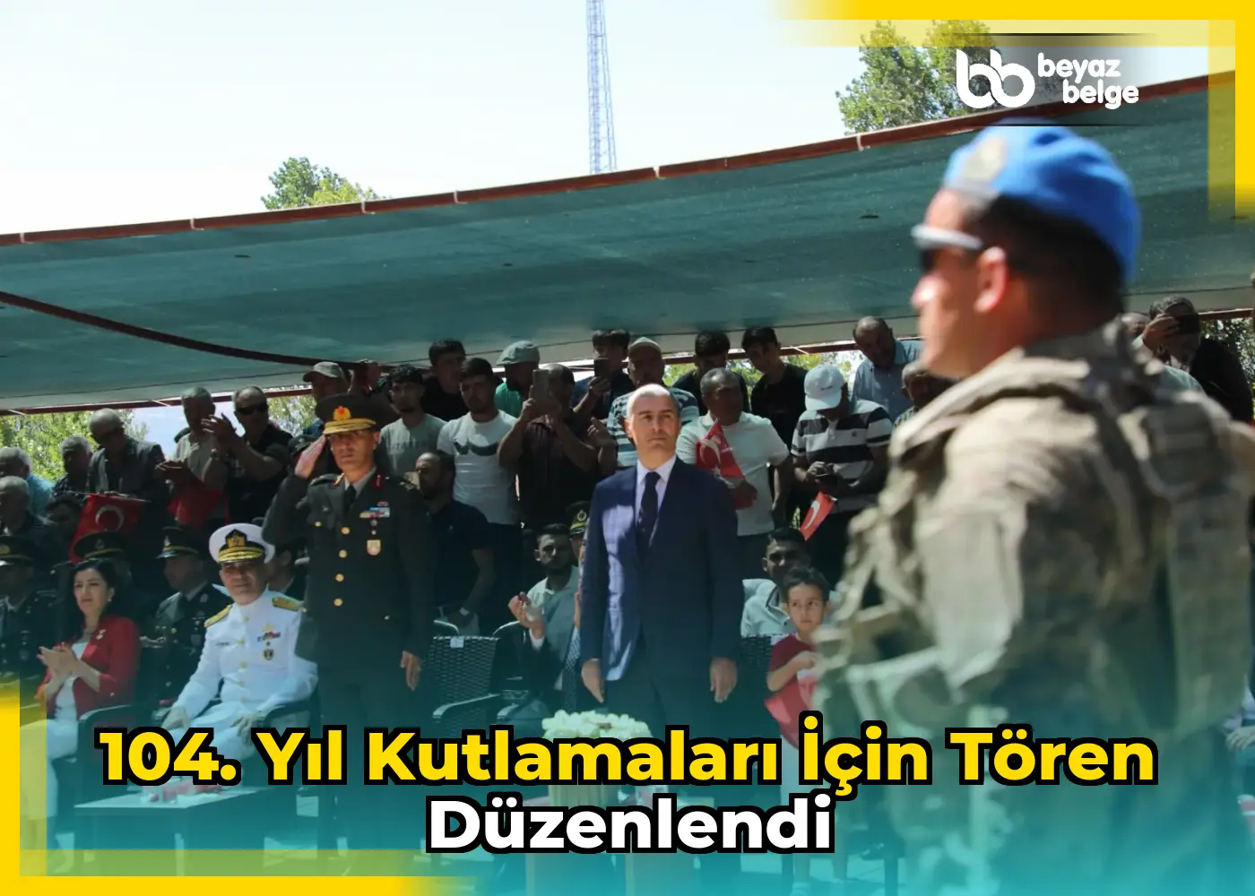 104. Yıl Kutlamaları İçin Tören Düzenlendi