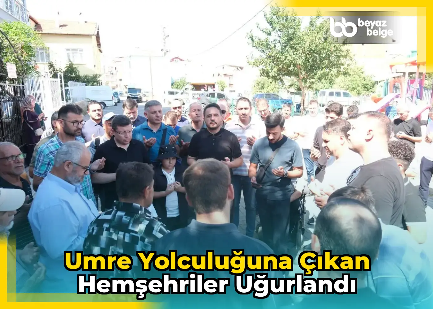 Umre yolculuğuna çıkan hemşehriler uğurlandı