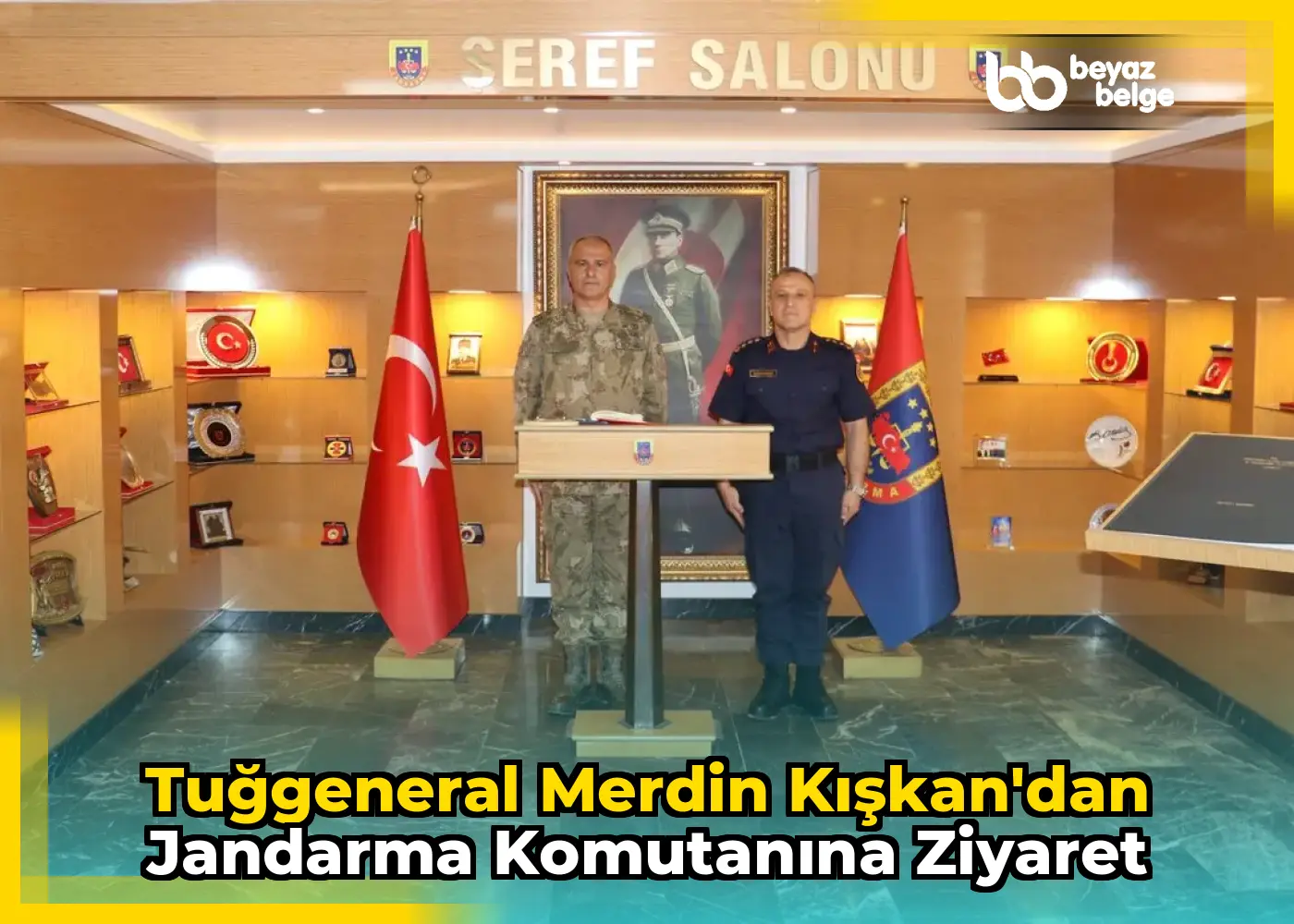 Tuğgeneral Merdin Kışkan'dan Jandarma Komutanına Ziyaret