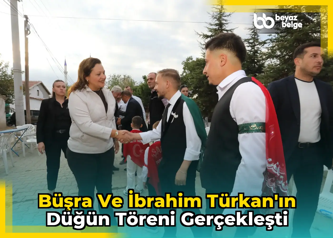 Büşra ve İbrahim Türkan'ın düğün töreni gerçekleşti