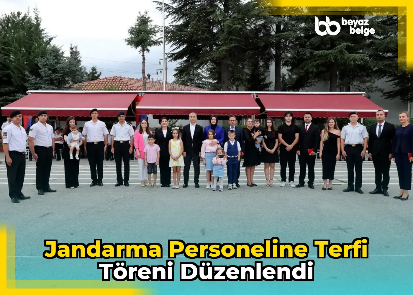 Jandarma Personeline Terfi Töreni Düzenlendi