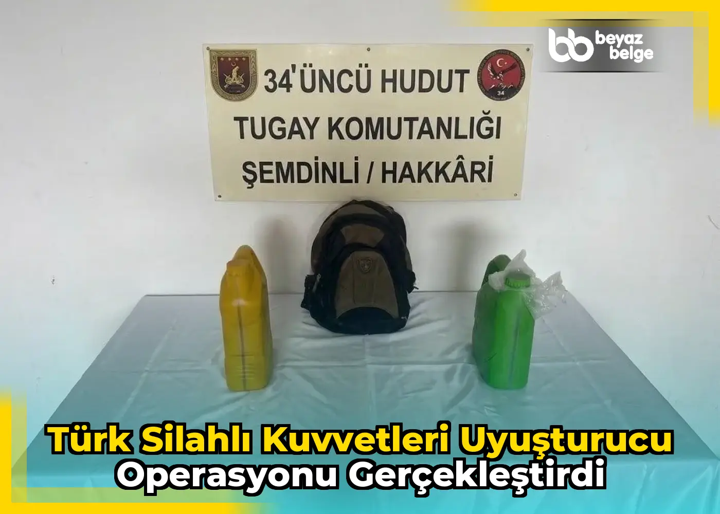 Türk Silahlı Kuvvetleri uyuşturucu operasyonu gerçekleştirdi