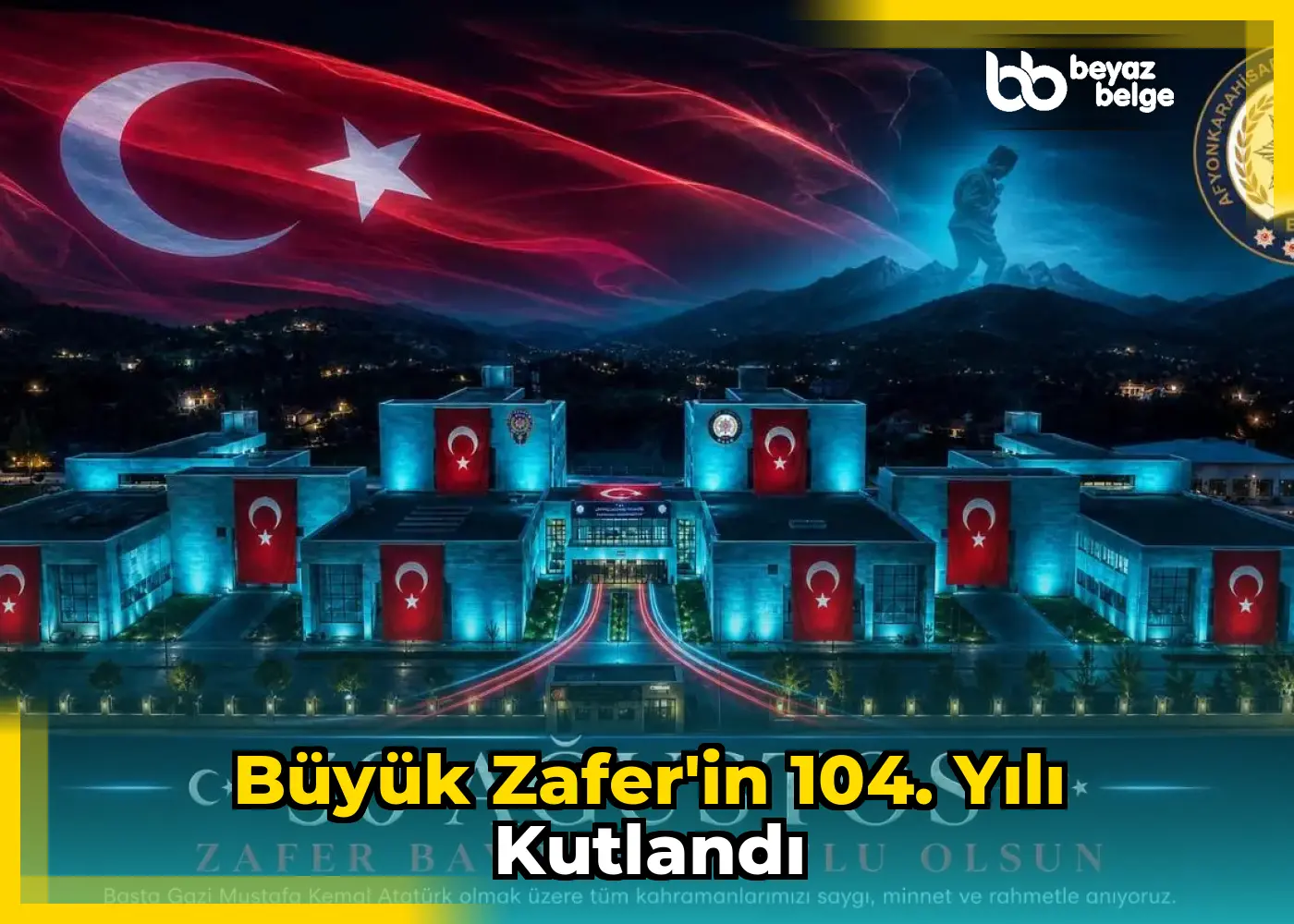 Büyük Zafer'in 104. yılı kutlandı