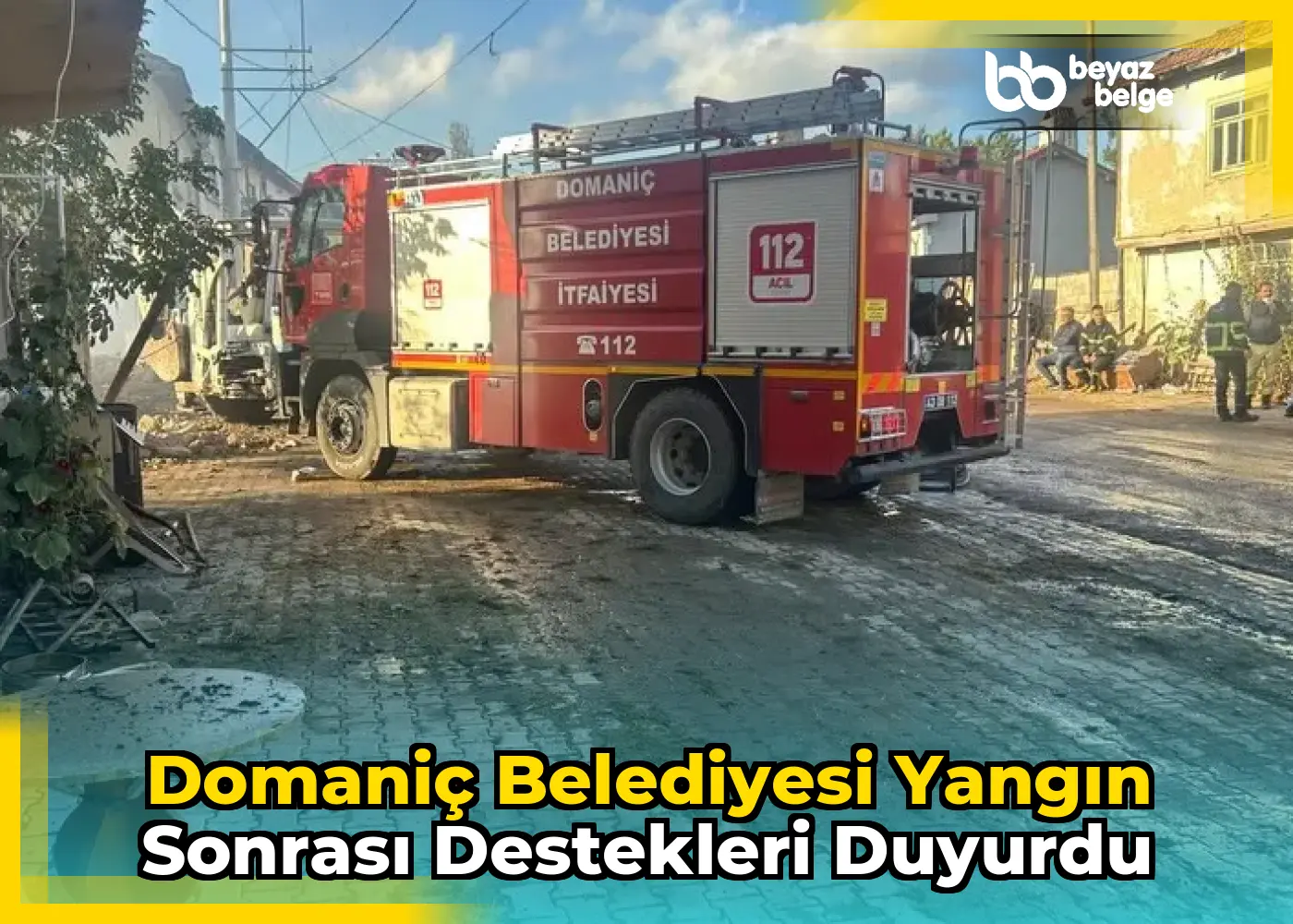 Domaniç Belediyesi yangın sonrası destekleri duyurdu