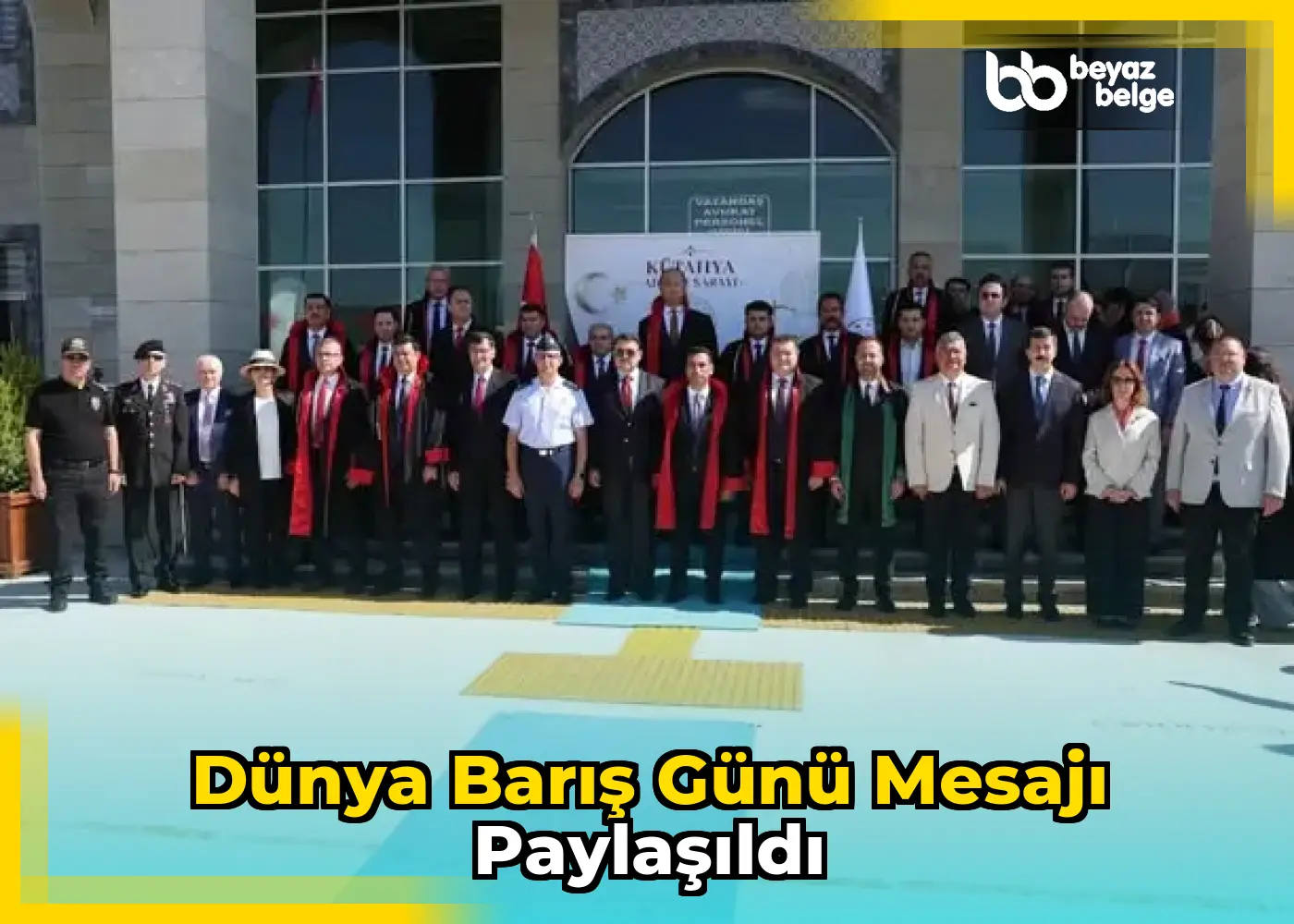 Dünya Barış Günü mesajı paylaşıldı