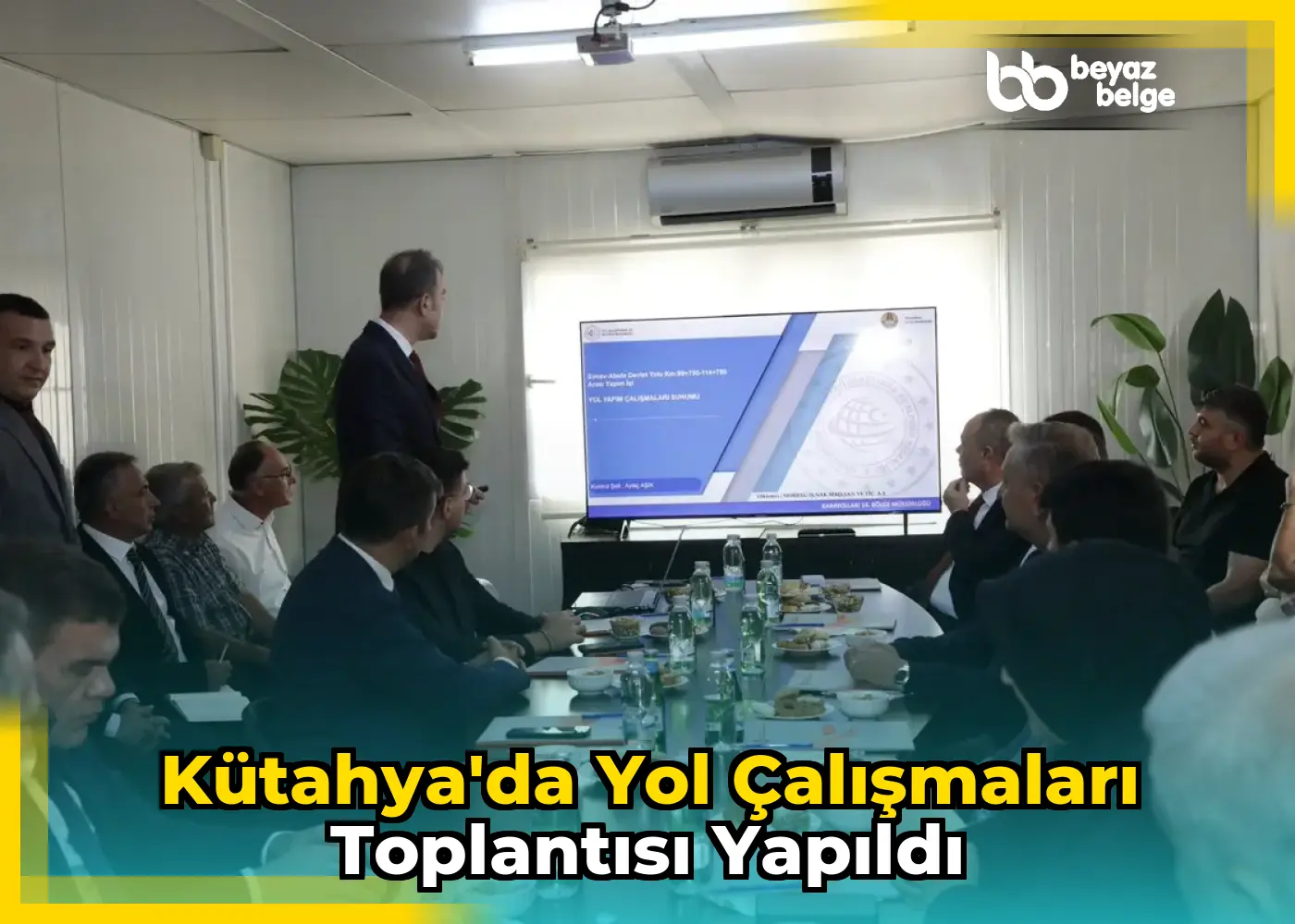 Kütahya'da Yol Çalışmaları Toplantısı Yapıldı