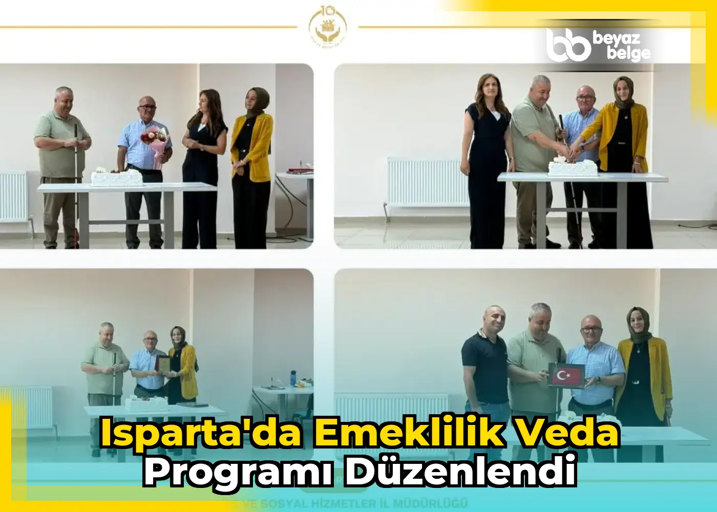 Isparta'da Emeklilik Veda Programı Düzenlendi