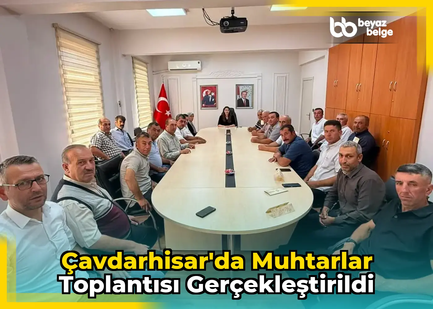 Çavdarhisar'da Muhtarlar Toplantısı Gerçekleştirildi