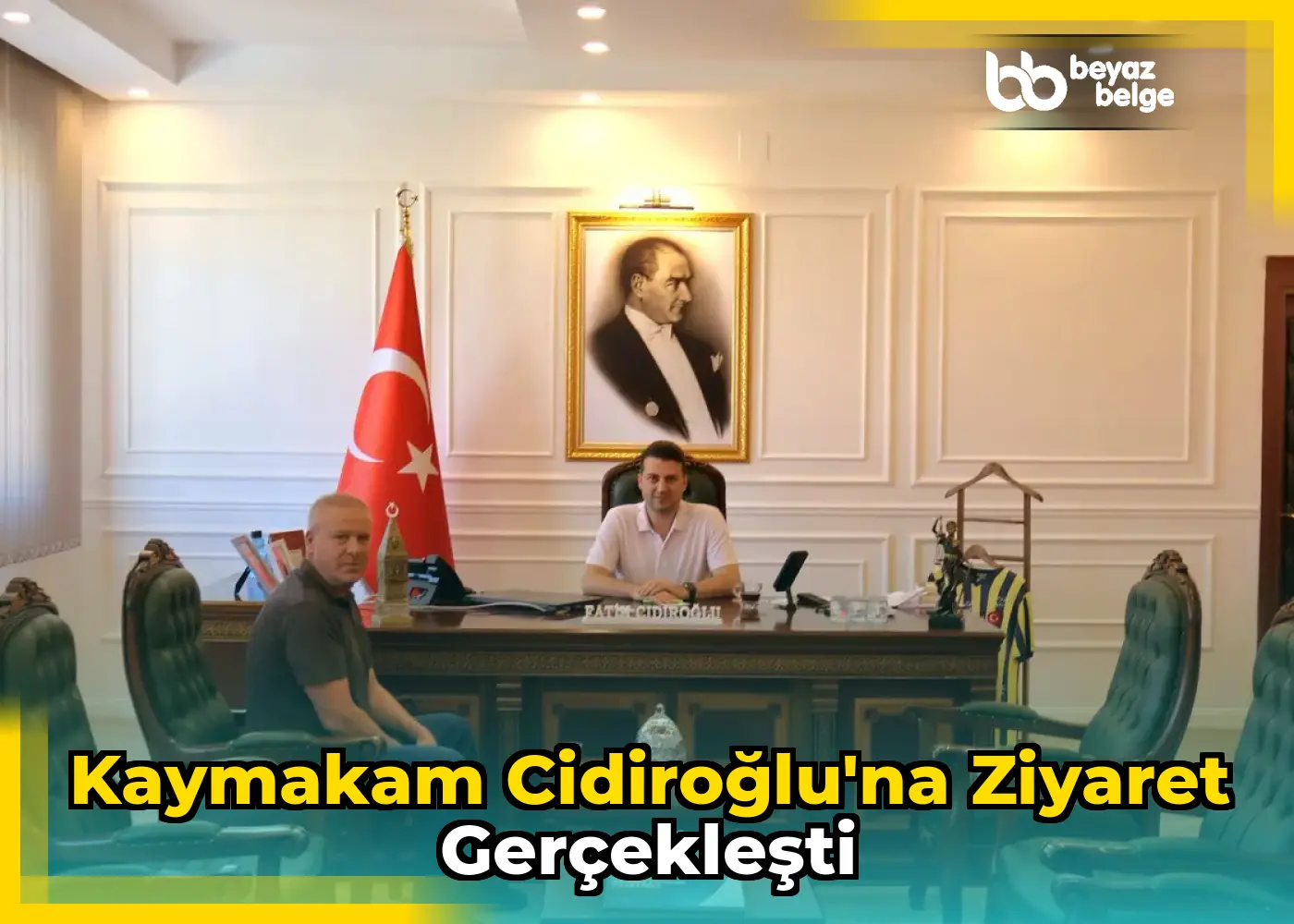 Kaymakam Cidiroğlu'na Ziyaret Gerçekleşti