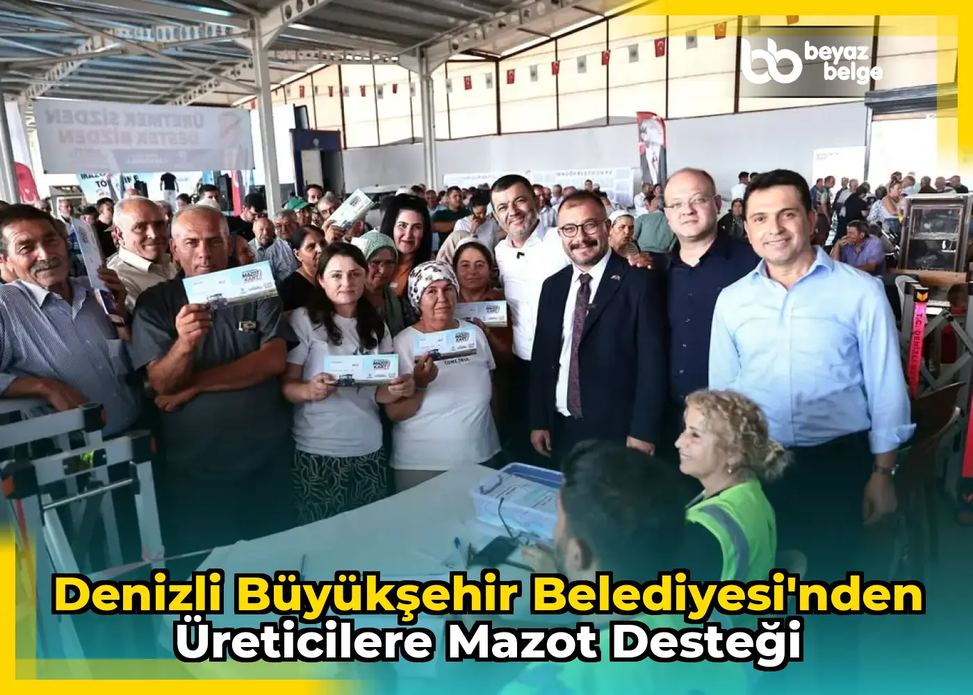 Denizli Büyükşehir Belediyesi'nden üreticilere mazot desteği