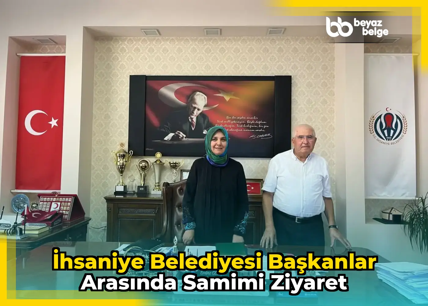 İhsaniye Belediyesi Başkanlar Arasında Samimi Ziyaret