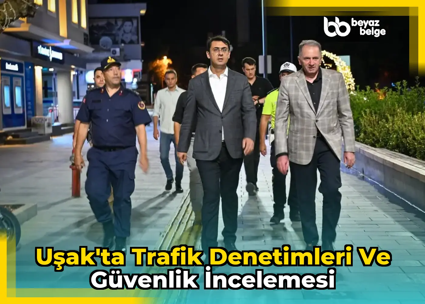 Uşak'ta Trafik Denetimleri ve Güvenlik İncelemesi