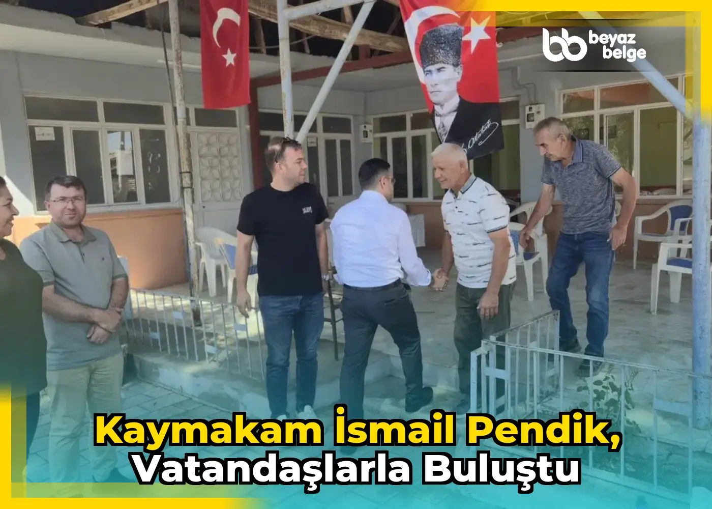 Kaymakam İsmail Pendik, vatandaşlarla buluştu