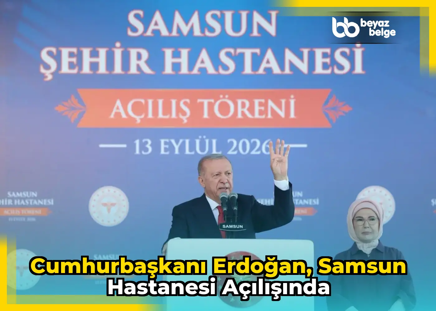Cumhurbaşkanı Erdoğan, Samsun Hastanesi Açılışında