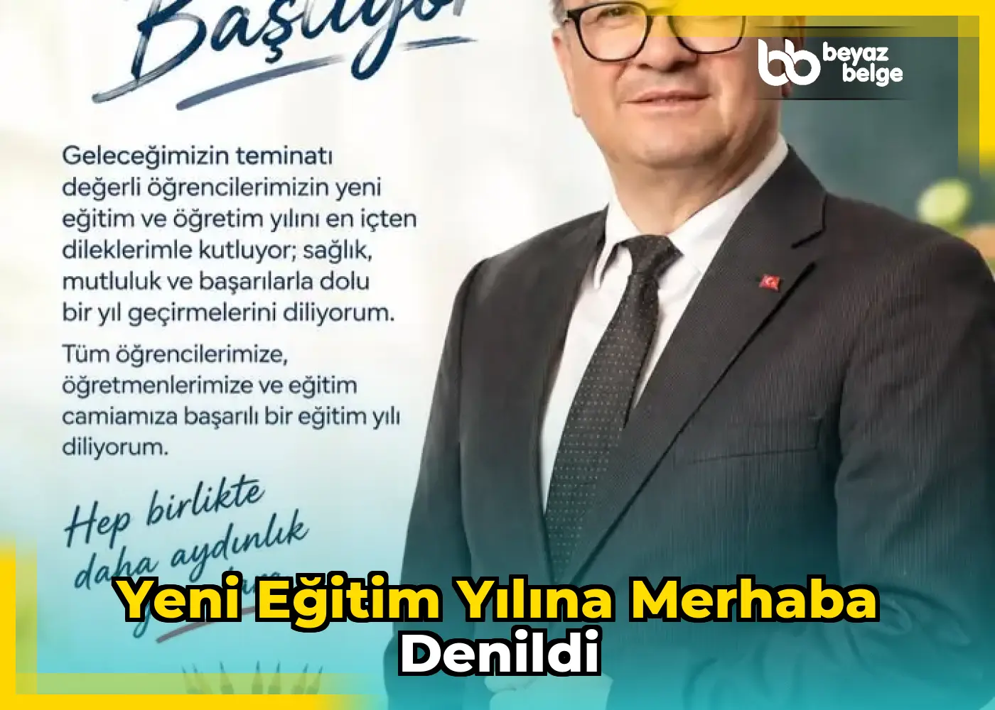 Yeni eğitim yılına merhaba denildi