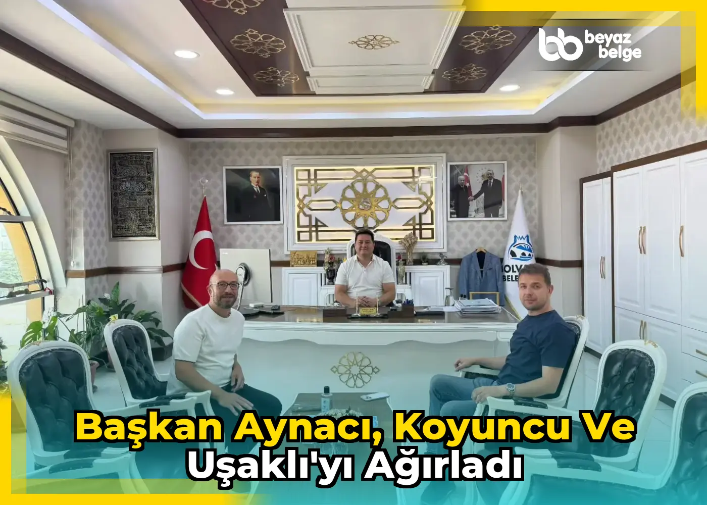 Başkan Aynacı, Koyuncu ve Uşaklı'yı ağırladı