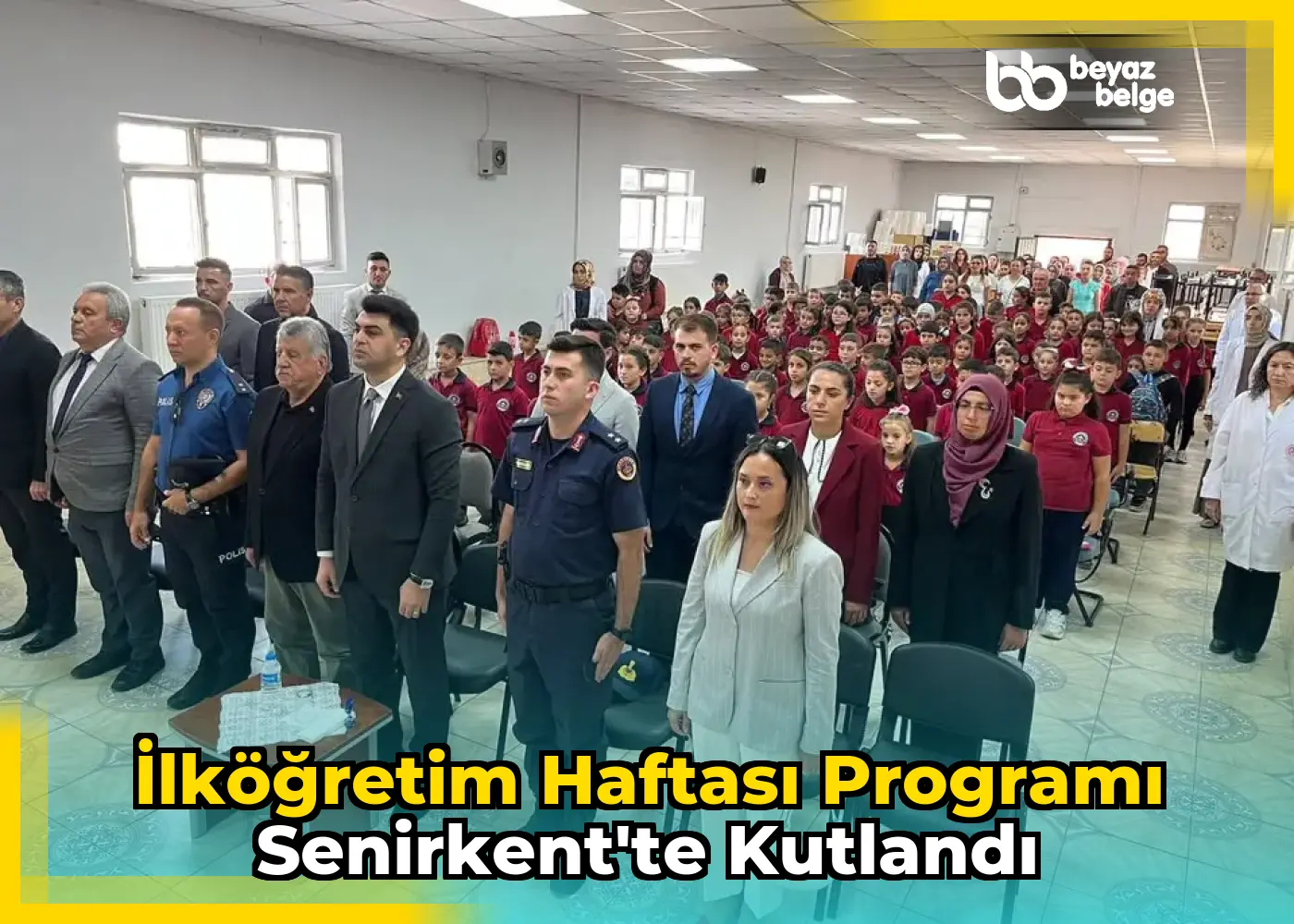 İlköğretim Haftası Programı Senirkent'te Kutlandı