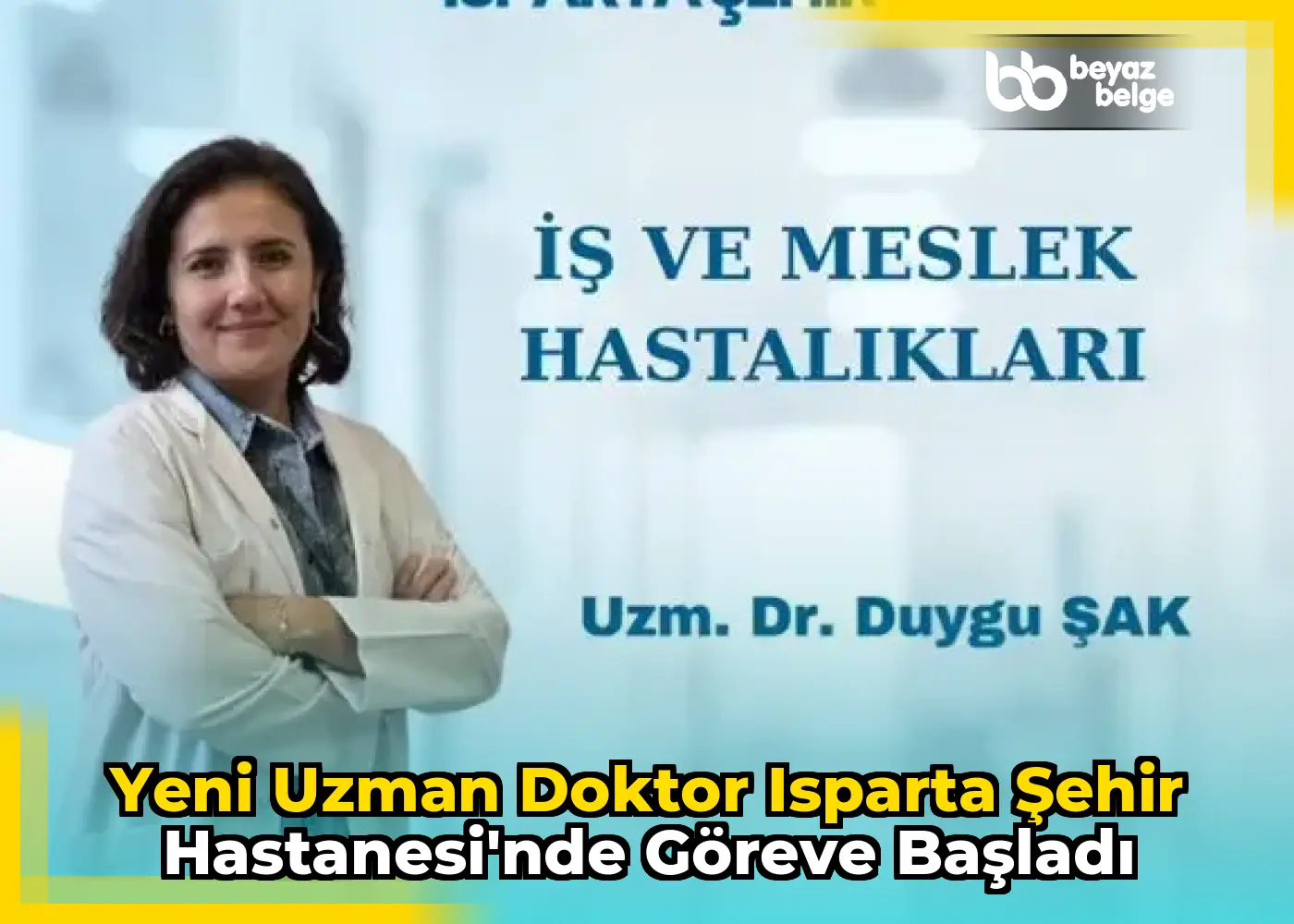 Yeni Uzman Doktor Isparta Şehir Hastanesi'nde Göreve Başladı