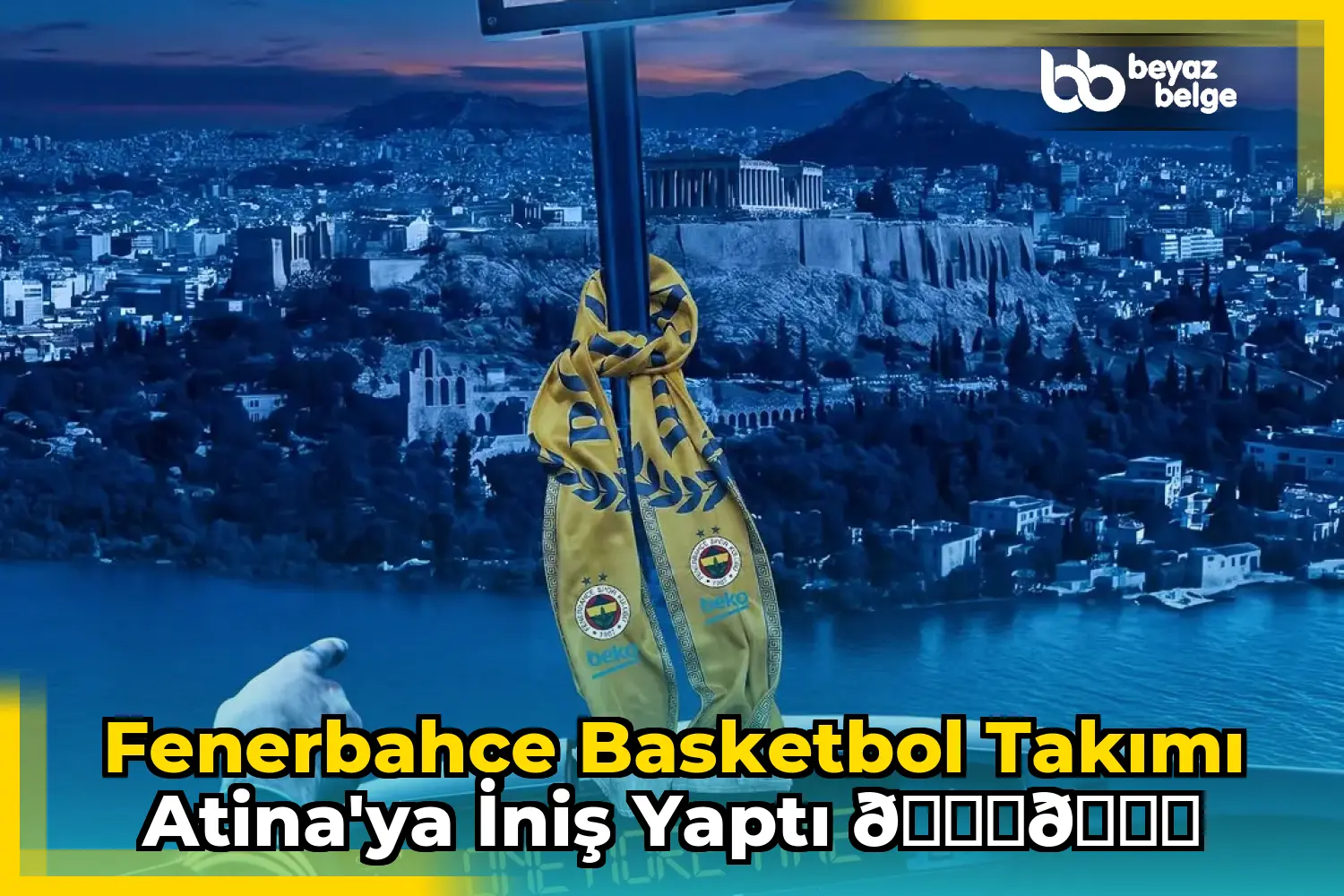 Fenerbahçe Basketbol Takımı Atina'ya İniş Yaptı 💛💙