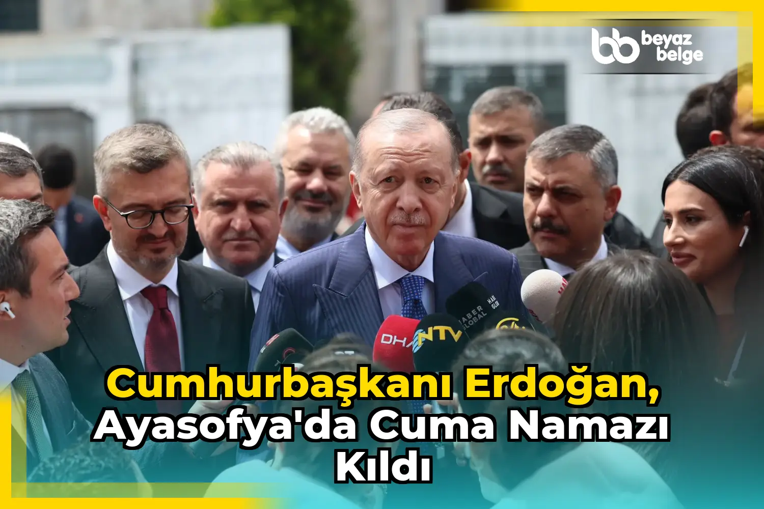 Cumhurbaşkanı Erdoğan, Ayasofya'da Cuma Namazı Kıldı