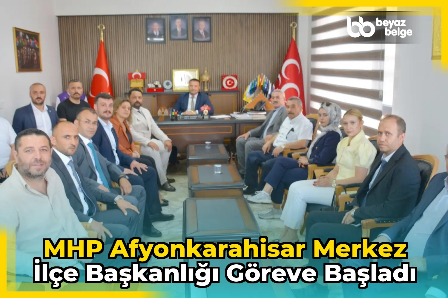 MHP Afyonkarahisar Merkez İlçe Başkanlığı Göreve Başladı