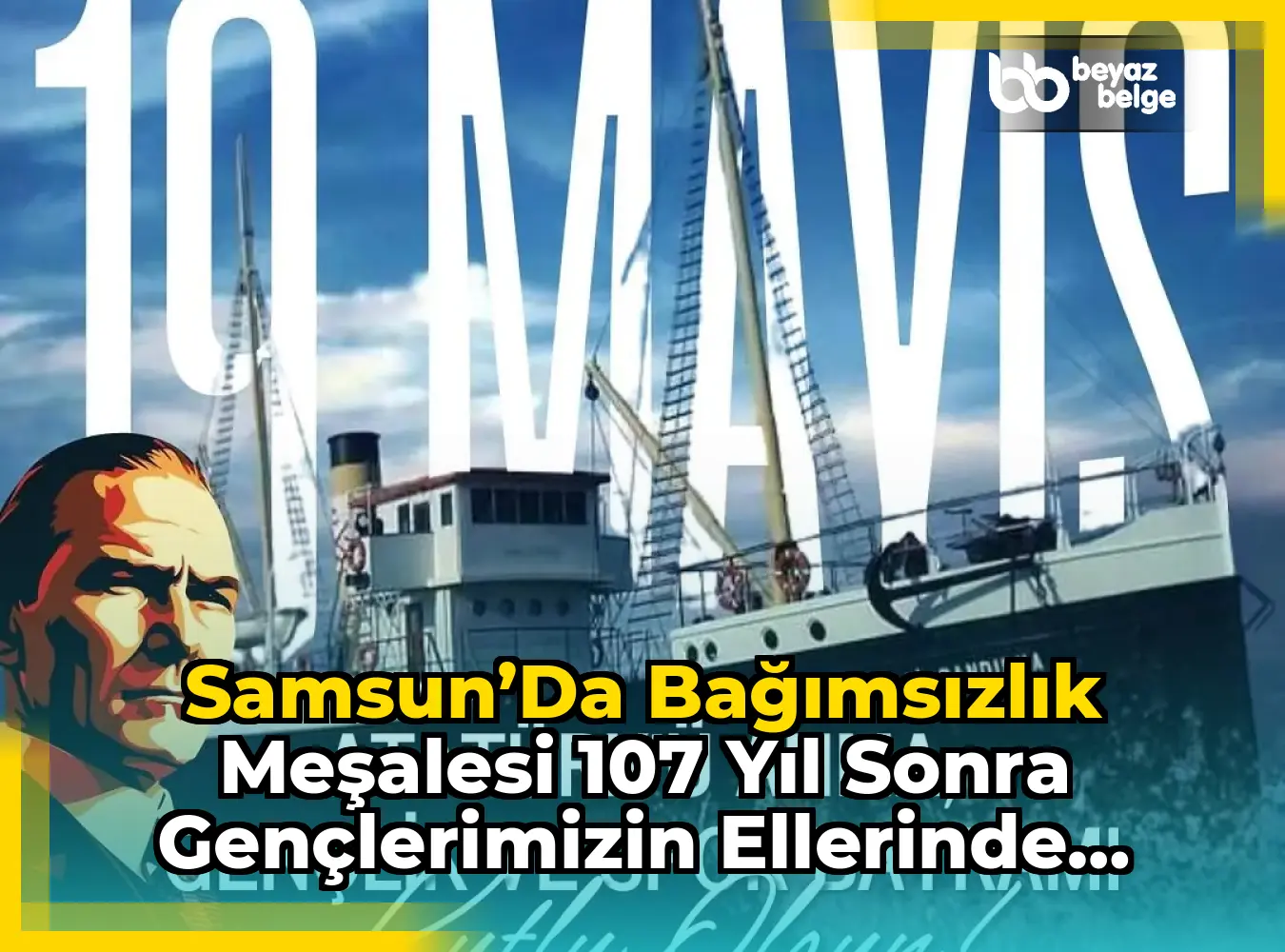 Samsun’da Bağımsızlık Meşalesi 107 Yıl Sonra Gençlerimizin Ellerinde Yaşıyor