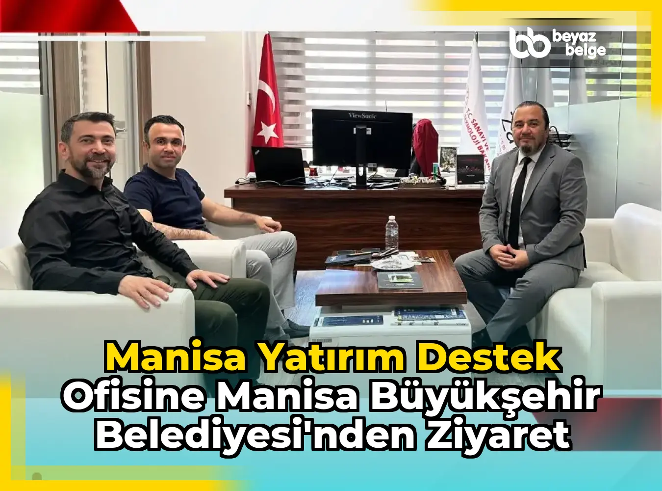 Manisa Yatırım Destek Ofisine Manisa Büyükşehir Belediyesi'nden Ziyaret