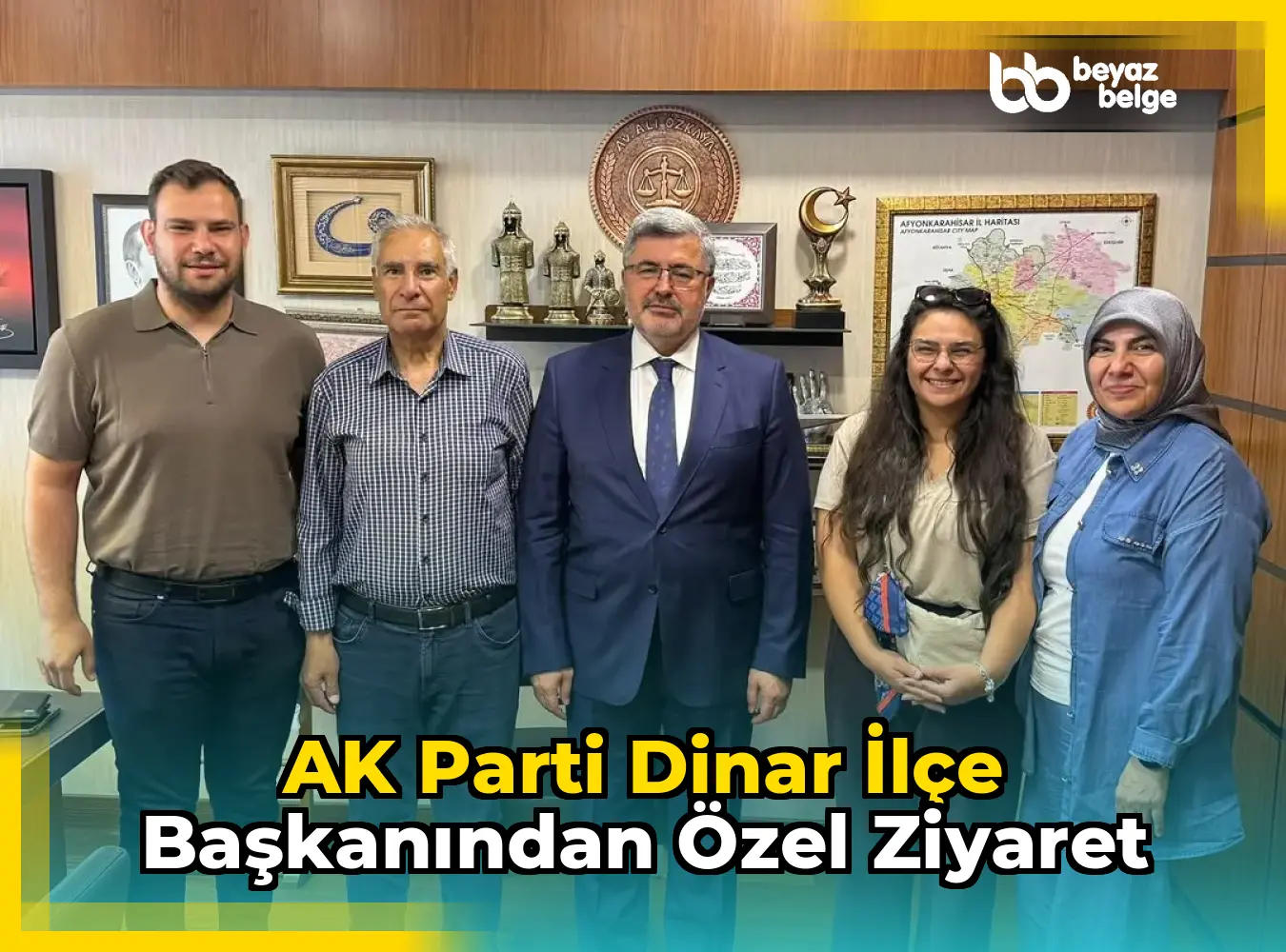 AK Parti Dinar İlçe Başkanından Özel Ziyaret