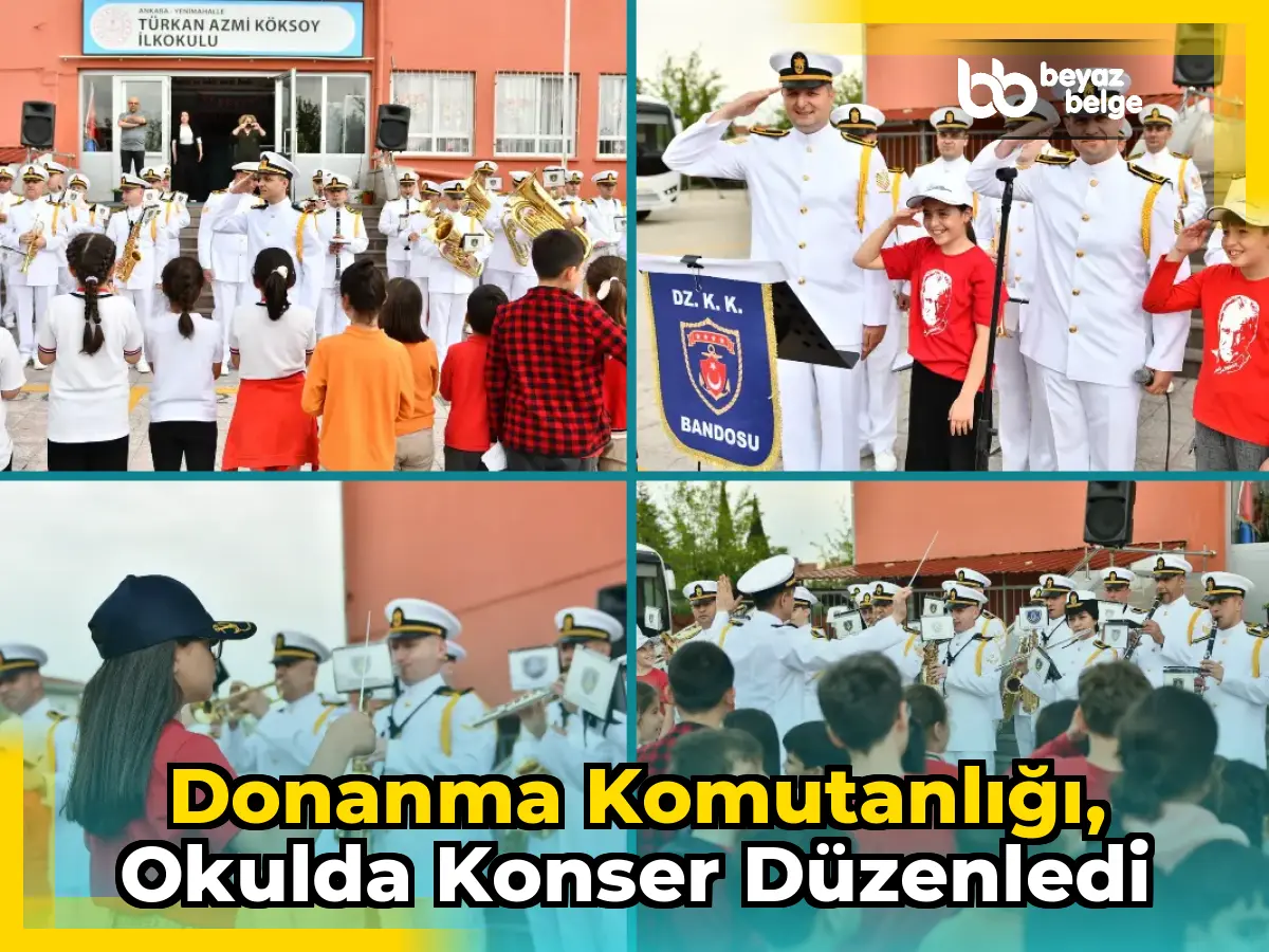 Donanma Komutanlığı, okulda konser düzenledi