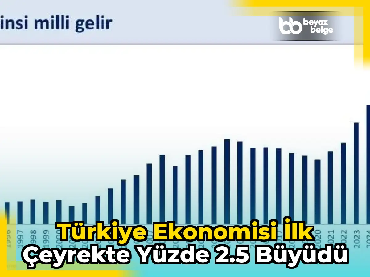 Türkiye ekonomisi ilk çeyrekte yüzde 2.5 büyüdü