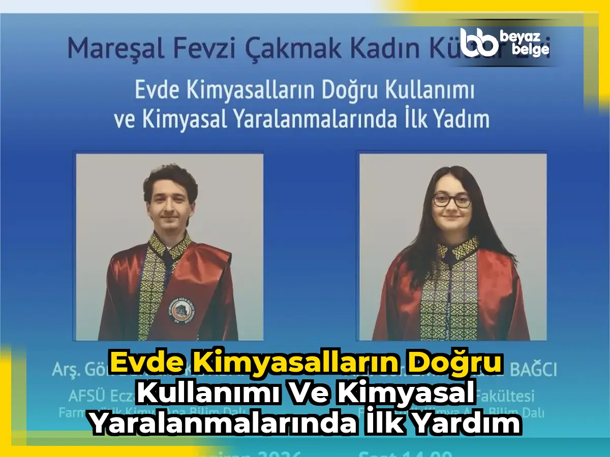 Evde Kimyasalların Doğru Kullanımı ve Kimyasal Yaralanmalarında İlk Yardım