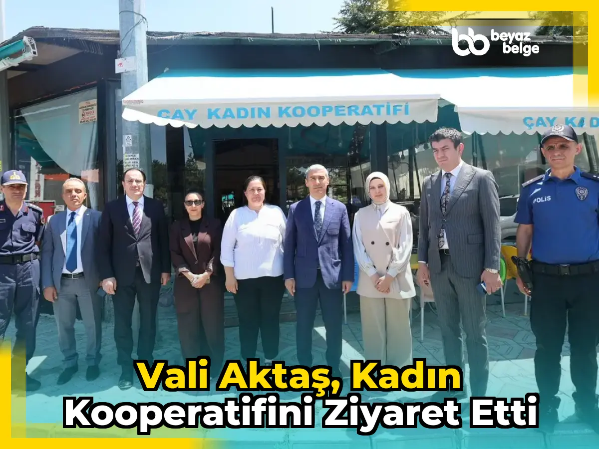 Vali Aktaş, Kadın Kooperatifini Ziyaret Etti
