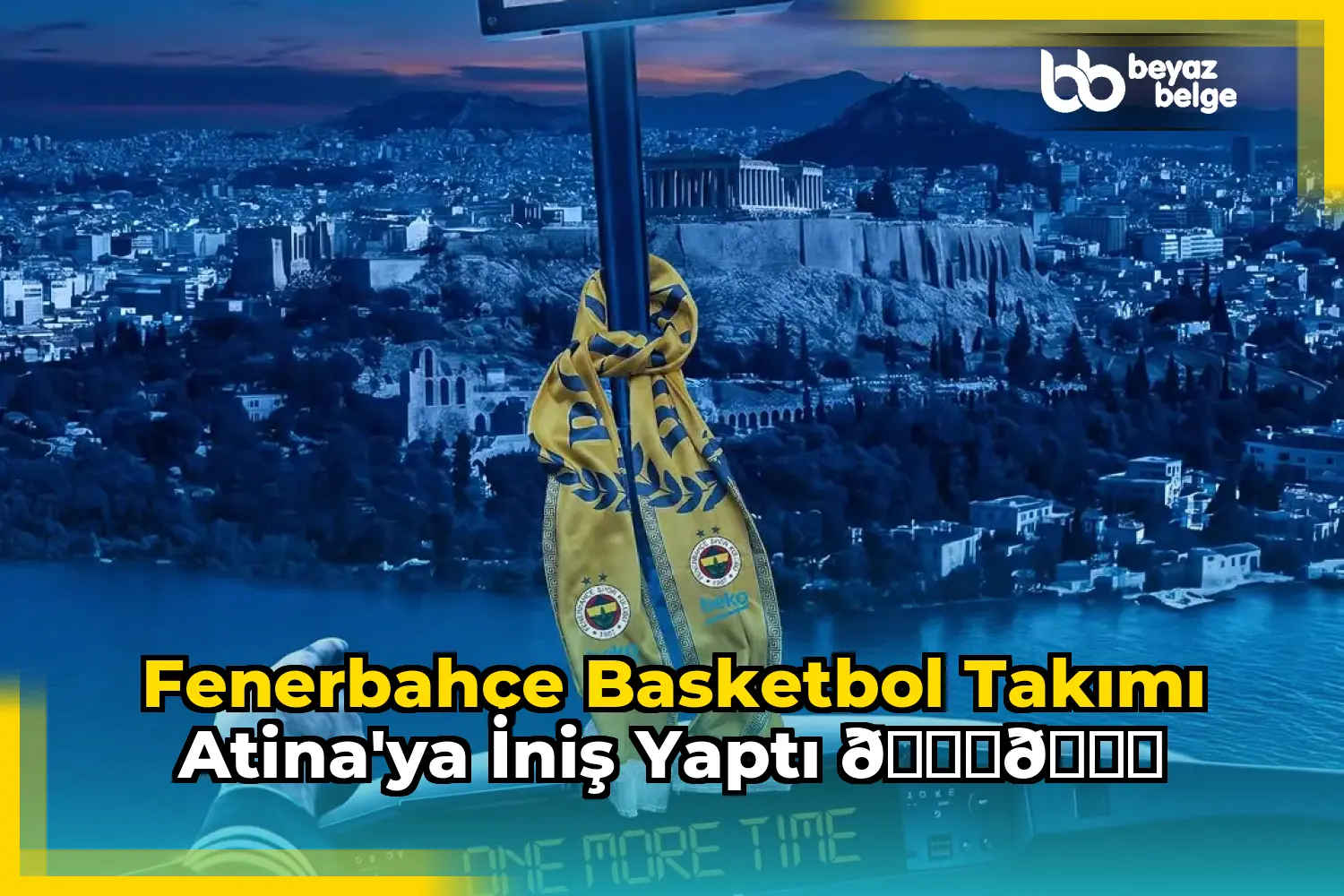 Fenerbahçe Basketbol Takımı Atina'ya İniş Yaptı 💛💙