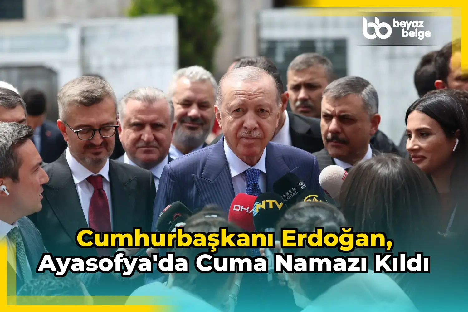Cumhurbaşkanı Erdoğan, Ayasofya'da Cuma Namazı Kıldı