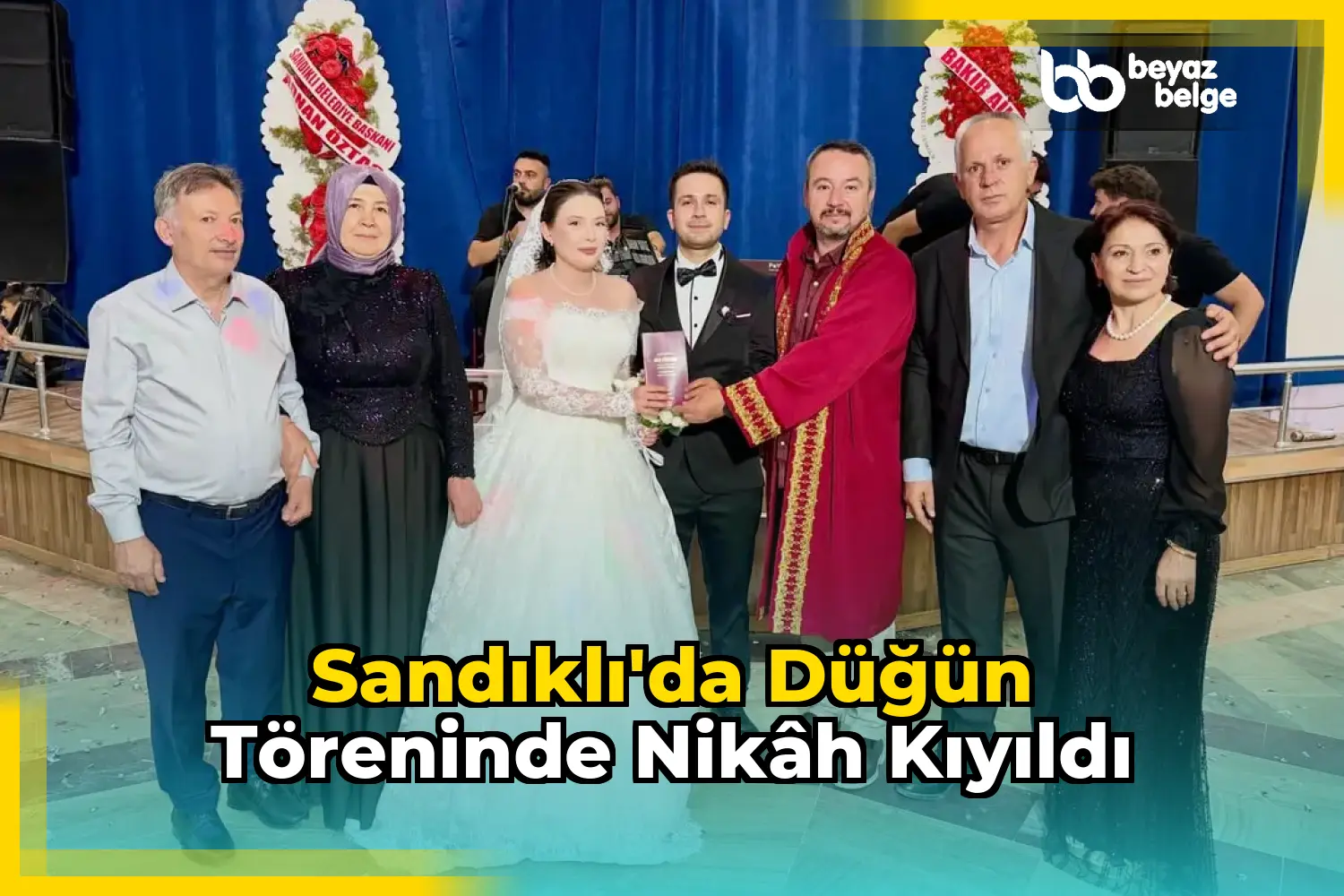 Sandıklı'da Düğün Töreninde Nikâh Kıyıldı
