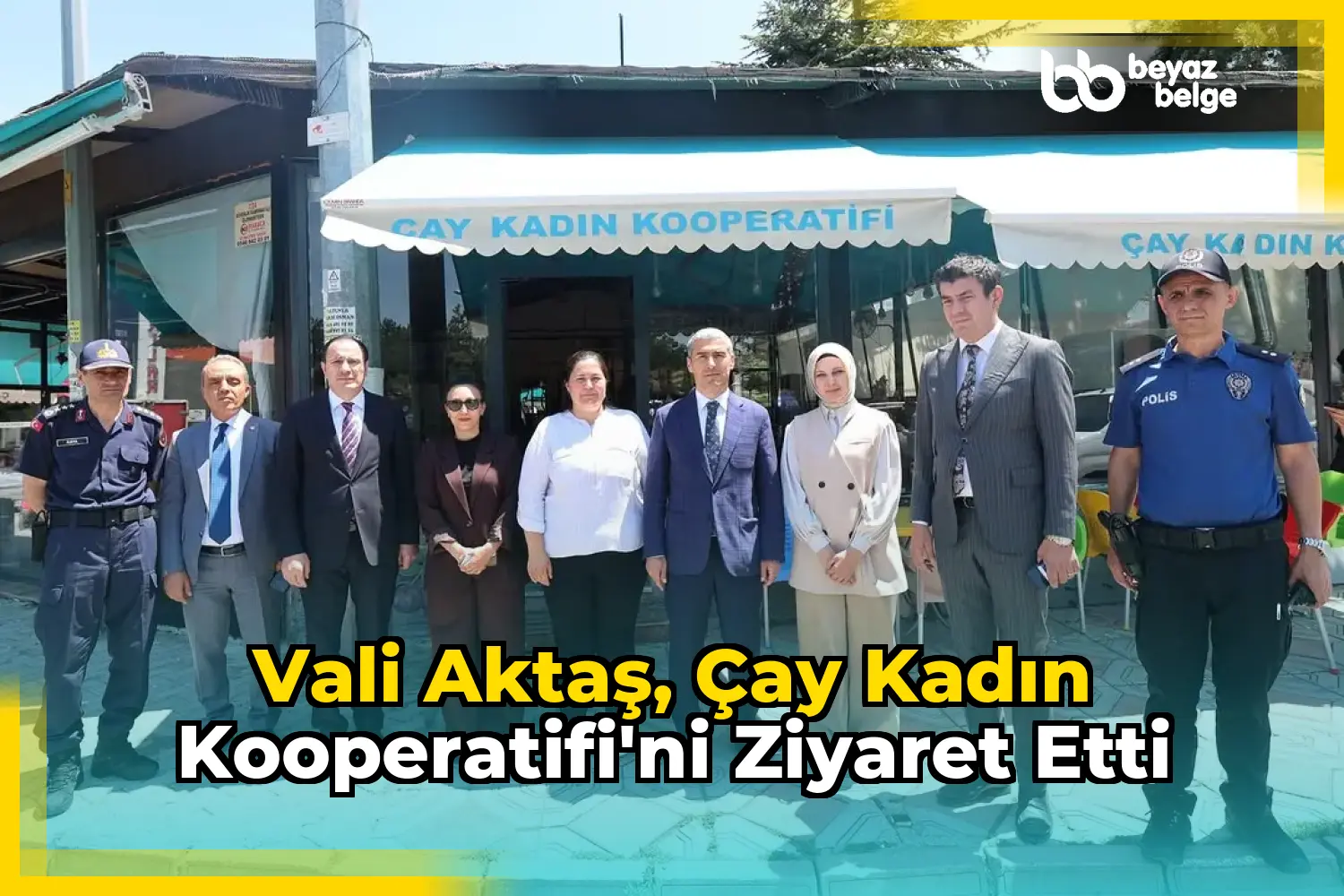 Vali Aktaş, Çay Kadın Kooperatifi'ni ziyaret etti