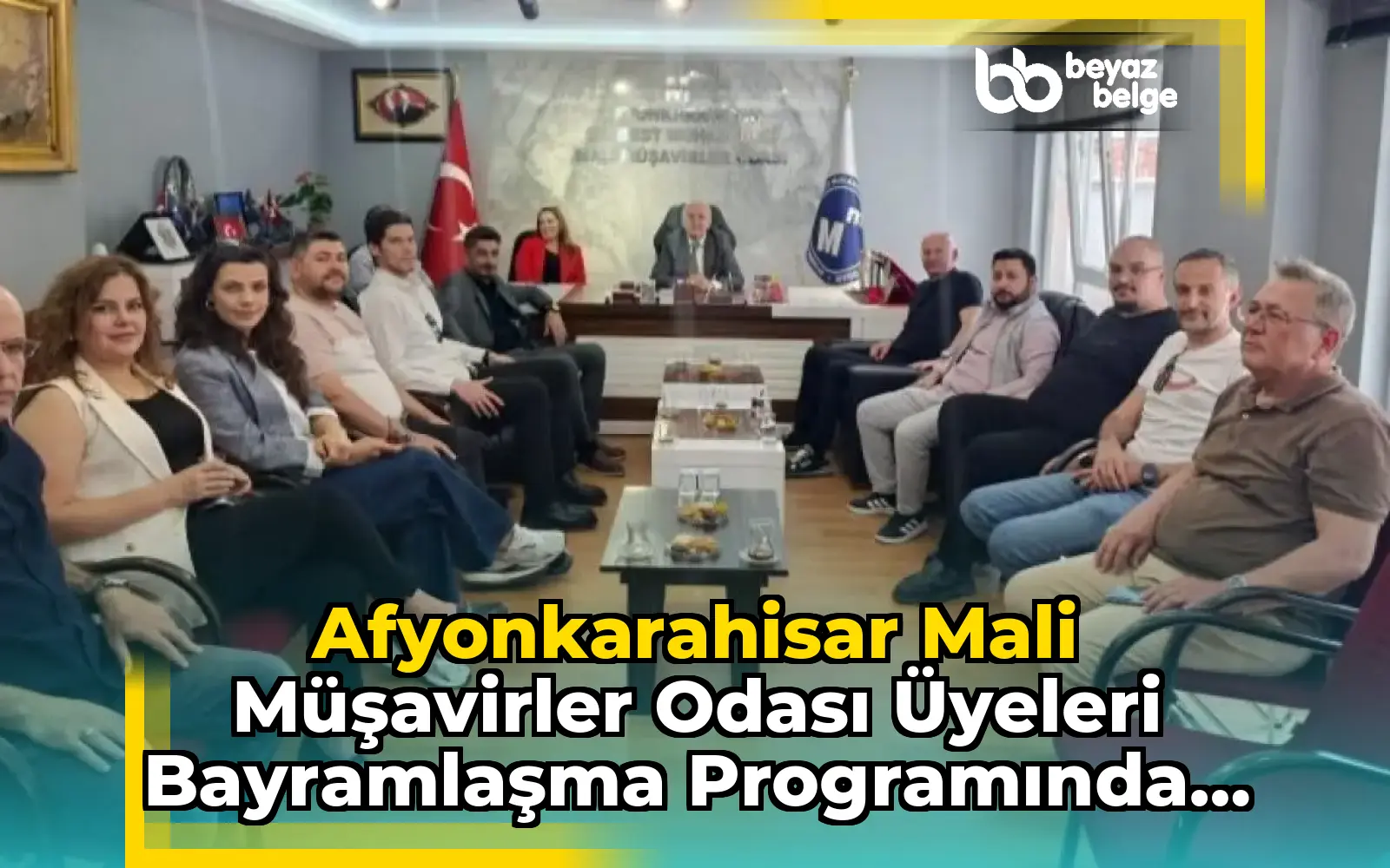 Afyonkarahisar Mali Müşavirler Odası Üyeleri Bayramlaşma Programında Bir Araya Geldi