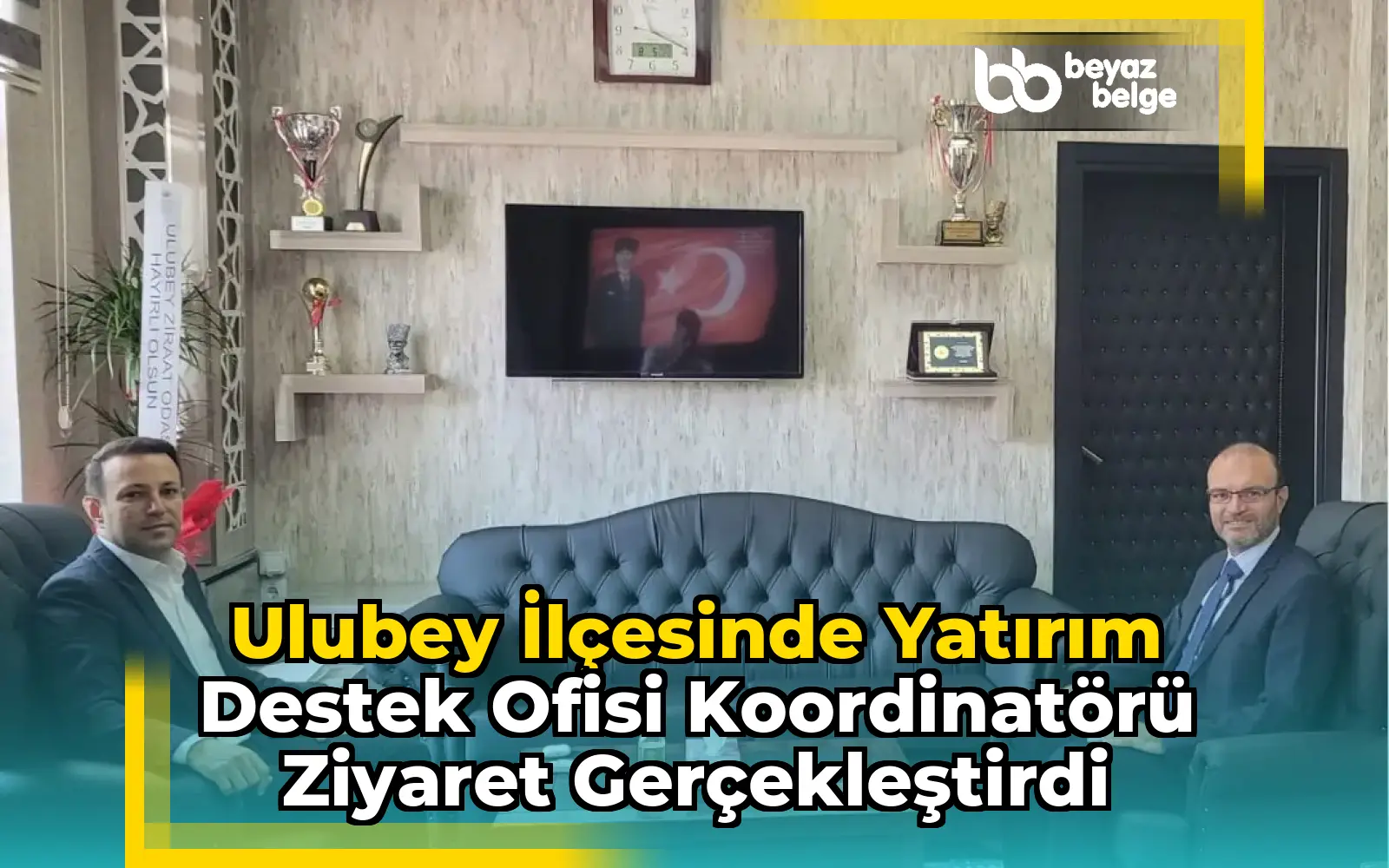 Ulubey İlçesinde Yatırım Destek Ofisi Koordinatörü Ziyaret Gerçekleştirdi