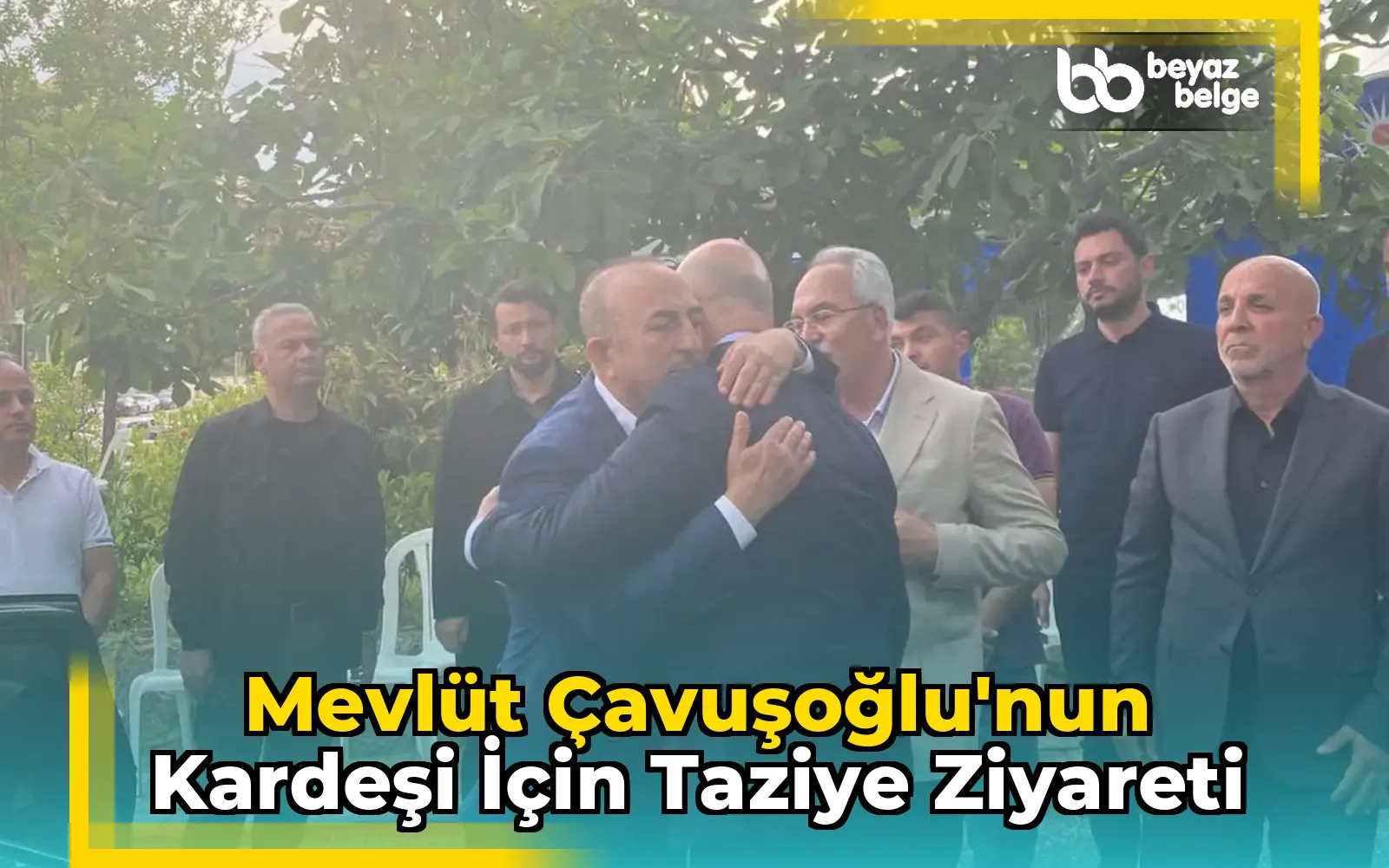 Mevlüt Çavuşoğlu'nun kardeşi için taziye ziyareti