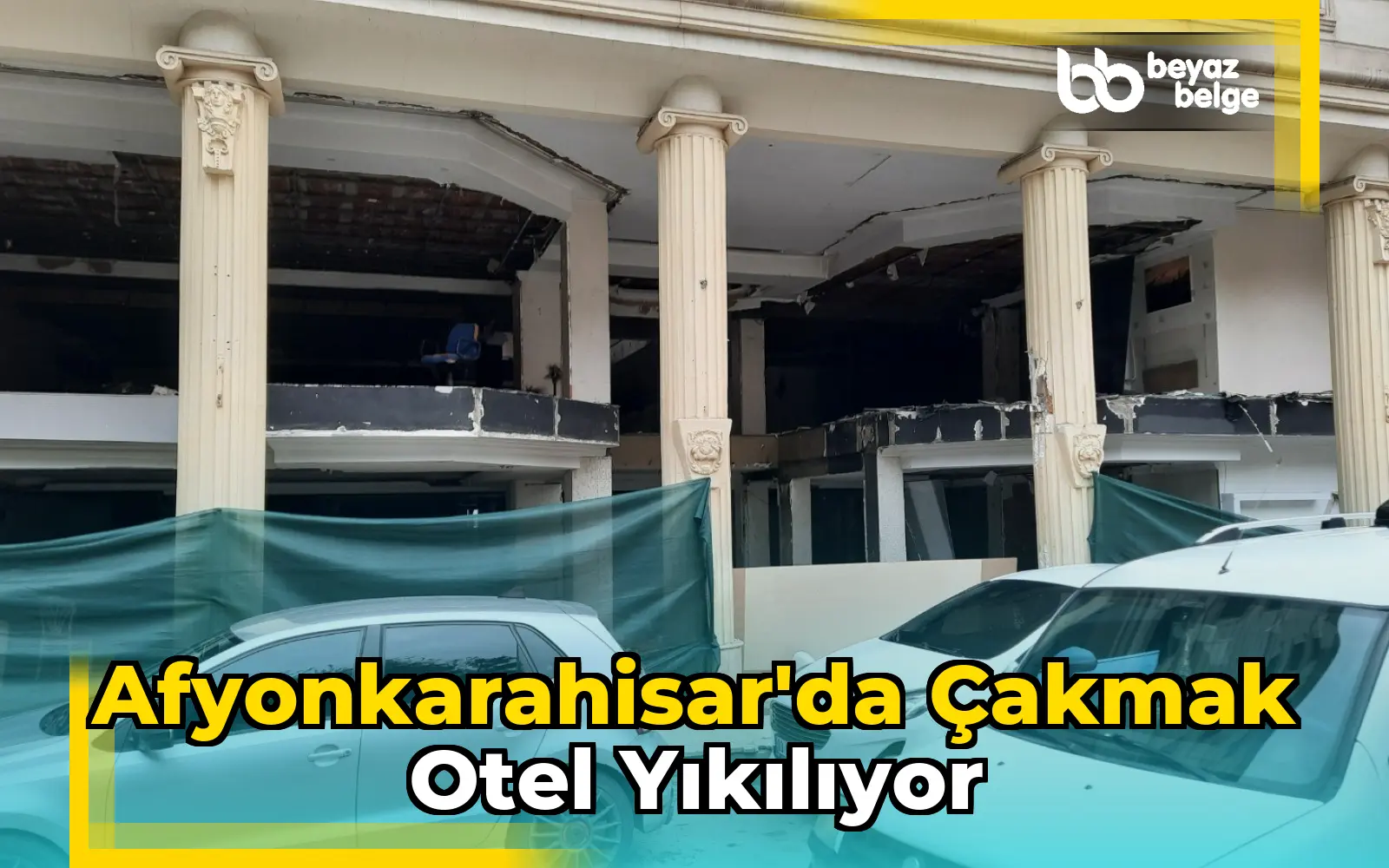 Afyonkarahisar'da Çakmak Otel Yıkılıyor