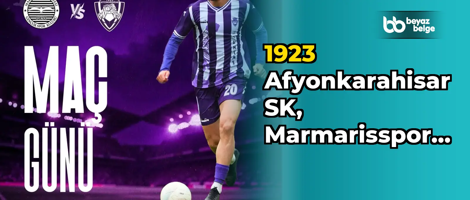 1923 Afyonkarahisar SK, Marmarisspor ile Bölgesel Amatör Lig Play-Off Maçında Karşılaşacak
