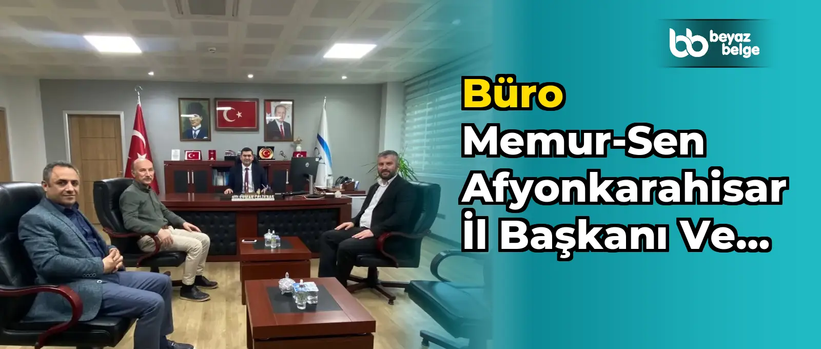Büro Memur-Sen Afyonkarahisar İl Başkanı ve Yönetim Kurulu Üyelerinden Sosyal Güvenlik Haftası Ziyareti