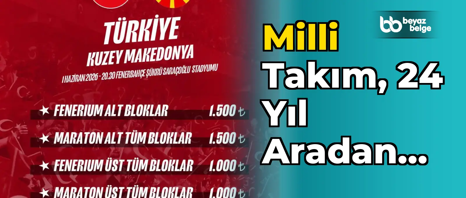 Milli Takım, 24 yıl aradan sonra Dünya Kupası'nda