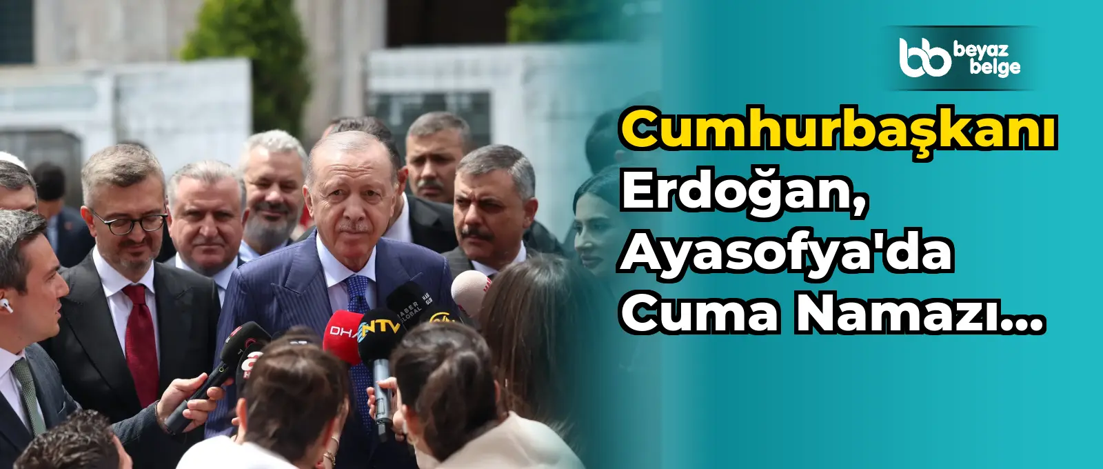 Cumhurbaşkanı Erdoğan, Ayasofya'da Cuma Namazı Kıldı